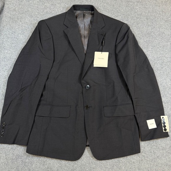 Calvin Klein Other - Calvin Klein Maxwell Slim Fit Blazer Charcoal Gray 40S MXLL17EZ0000